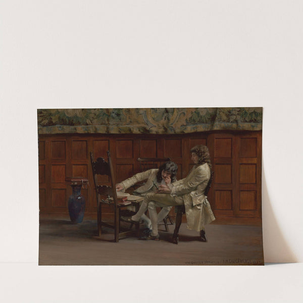 A Difficult Question (Une Question Difficile) (1883) by Ignaz Marcel Gaugengigl