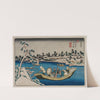 A Distant View of Snow on the Sumida River in Edo (early 1830s) by Keisai Eisen