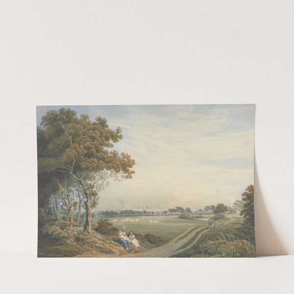 A Distant View of the City of London from St. John's Wood by William Frederick Wells