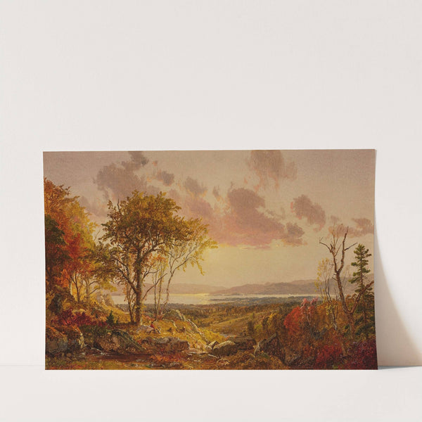 A Distant View of the Hudson River in the Fall by Jasper Francis Cropsey