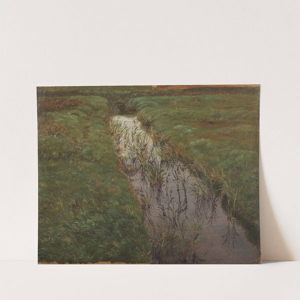 A Ditch (circa 1850) by Lorenz Frølich