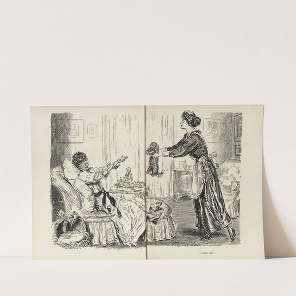 A dog’s life (1916) by Charles Dana Gibson