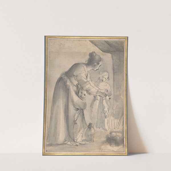 A Domestic Scene (1582–84) by Annibale Carracci