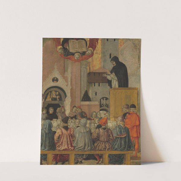 A Dominican Preaching (c. 1470) by Agnolo degli Erri