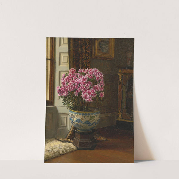 A Double Pink Azalea by Jessica Hayllar