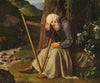 A dozing harpist
