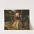 A dozing harpist by Adam August Müller