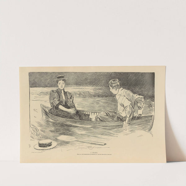 A drama (1893-1900) by Charles Dana Gibson