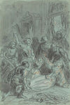 A Dramatic Scene with a Fainting Woman