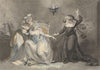 A Dramatic Scene with Three Women in an Interior