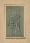 A Draped Figure Holding a Book (1380)