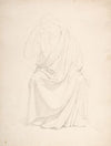 A Drapery Study of a Seated Man early (19th century)