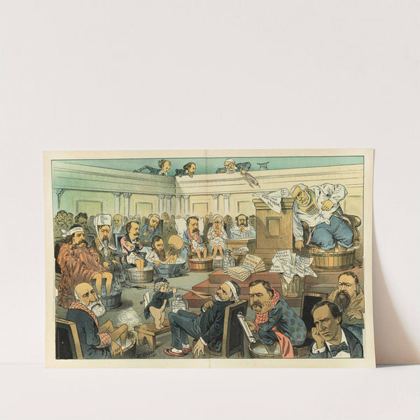 A dreadful attack of 'presidential fever' in the U.S. Senate by Frederick Burr Opper