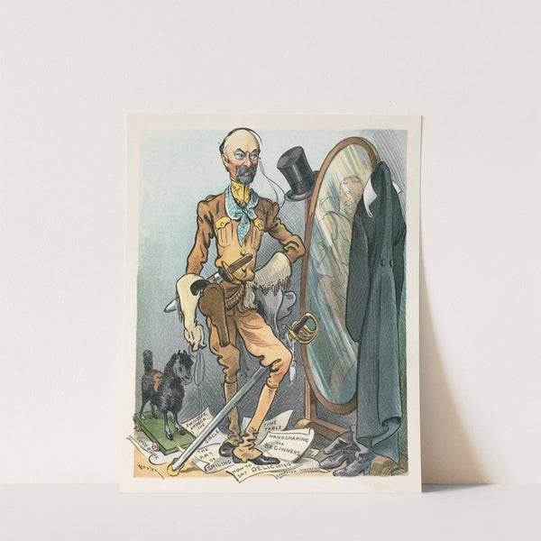 A dress rehearsal for the road (1904) by Udo Keppler