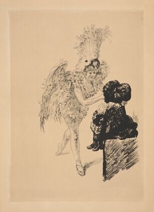 A Drury-Lane; Avant de paraitre (At Drury Lane; Before the appearance) (1906)