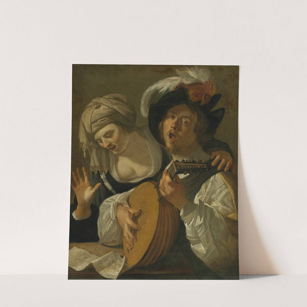 A Duet by Studio of Dirck van Baburen