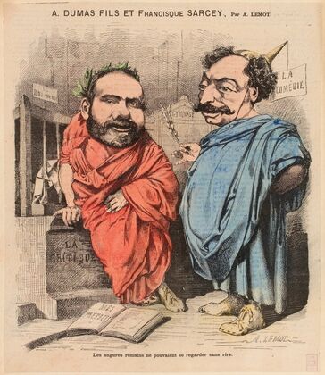 A. Dumas fils et Francisque Sarcey (1869) — size preview