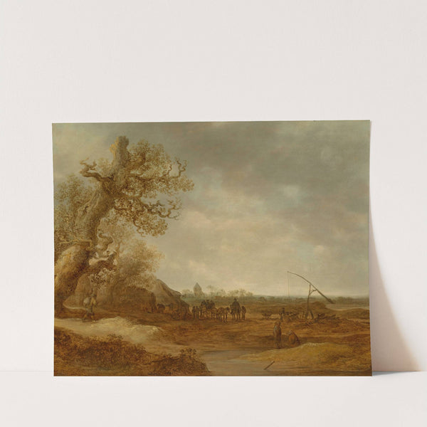 A dune landscape with figures (1641) by Jan van Goyen