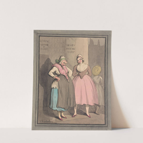 A Dutch abbess and her nymphs. Sketched at Amsterdam (1796) by Thomas Rowlandson