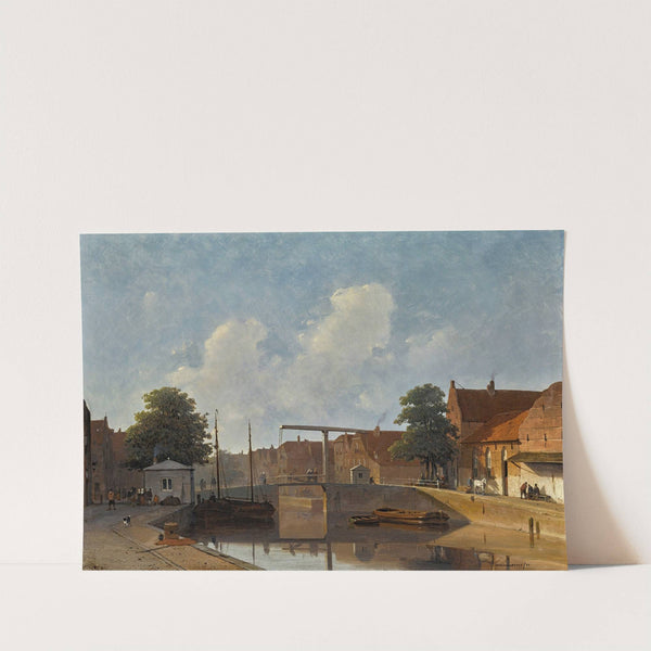 A Dutch Canal (1850) by Jan Weissenbruch