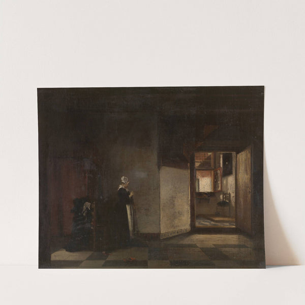 A Dutch Interior by Pieter De Hooch