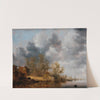 A Dutch Riverbank by Salomon van Ruysdael