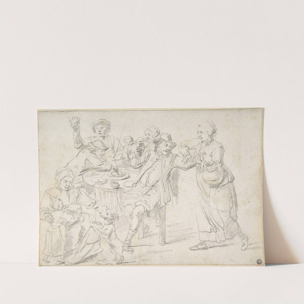 A Family Carousing (17th century) by David Teniers The Younger