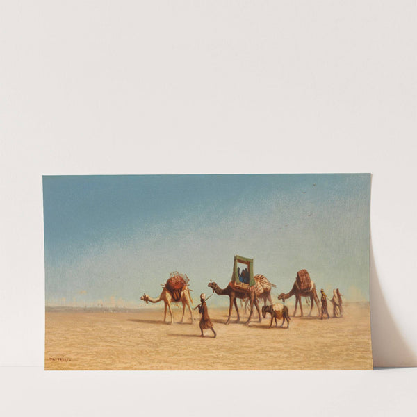 A Family Crossing The Desert by Charles Théodore Frère