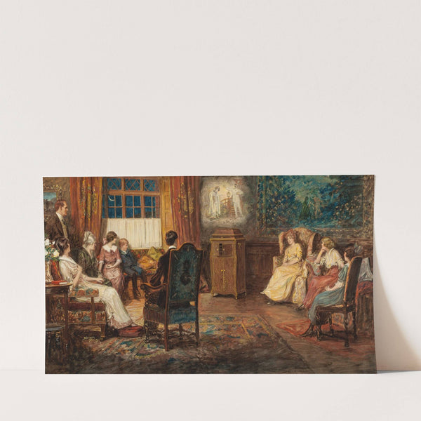 A Family Gathering (circa 1910) by Norman Mills Price