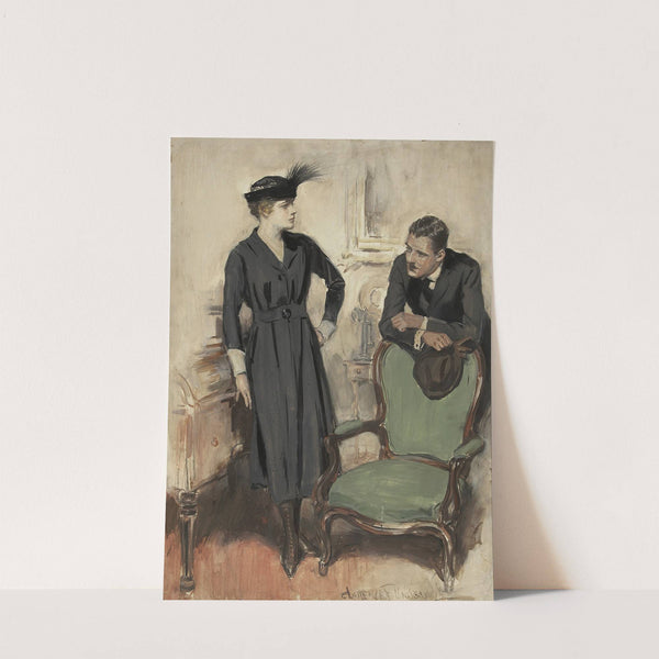 A Family in Distress by Clarence F. Underwood