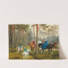 A Family On Horseback by Jan Van Chelminski
