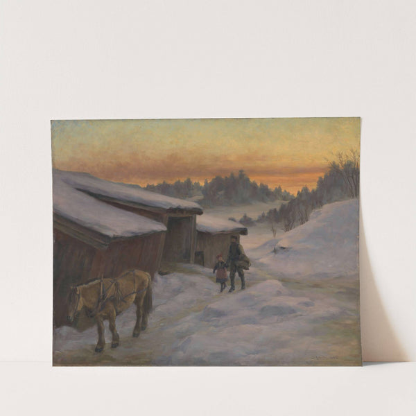 A Farm at Lysaker (1892) by Jacob Gløersen