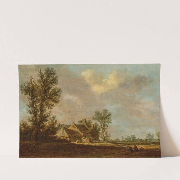 A farm in a wooded landscape (1630) by Jan van Goyen