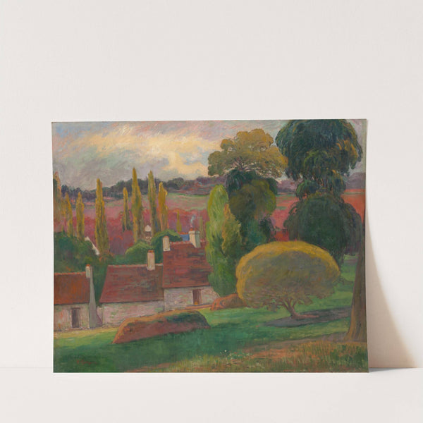 A Farm in Brittany by Paul Gauguin