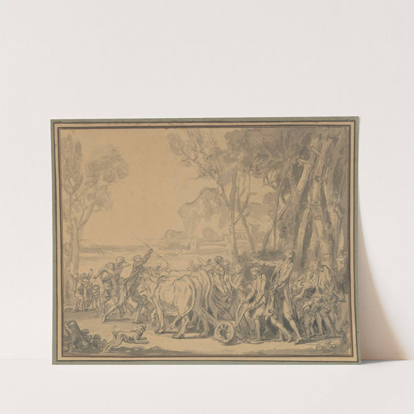 A Farmer Entrusting the Plow to His Son by Jean-Baptiste Greuze