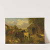 A Farmyard by John Frederick Herring Jr.
