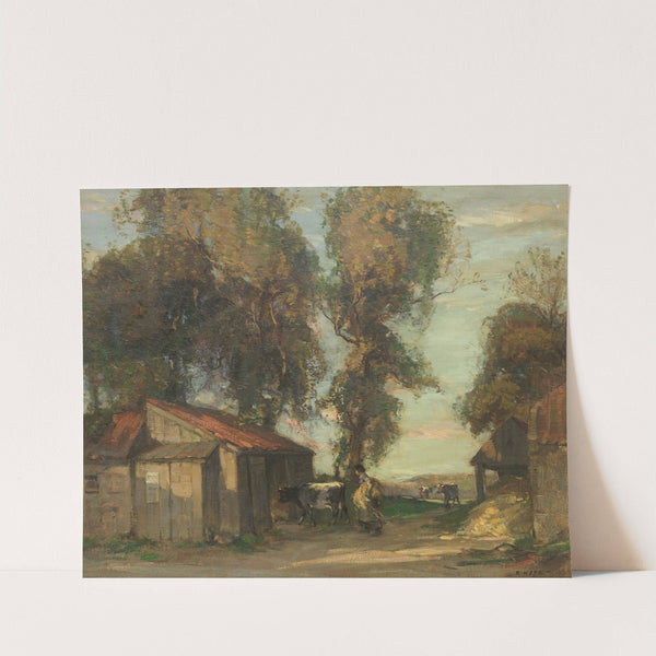 A farmyard by Robert Hope