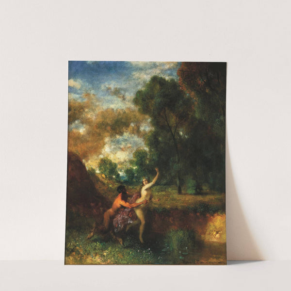 A Faun and a Nymph by August Richard Zimmermann