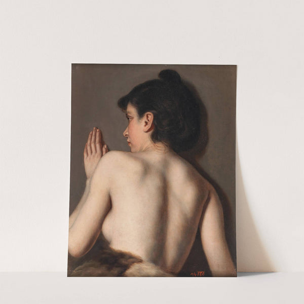A Female Nude, Seen From Behind by Anonymous