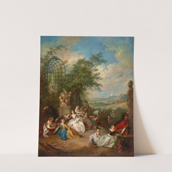 A Fête Champêtre During the Grape Harvest by Jean-Baptiste Pater