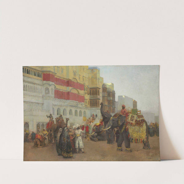 A Fête Day at Bekanir – Beloochistan, Bekanir (ca 1895-1903.) by Edwin Lord Weeks