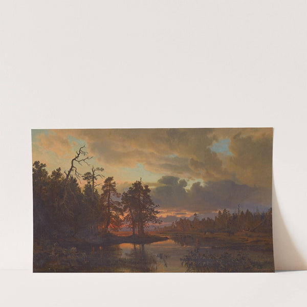 A Finnish Landscape by Hjalmar Munsterhjelm