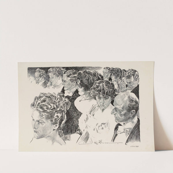A First Night (1897) by Charles Dana Gibson