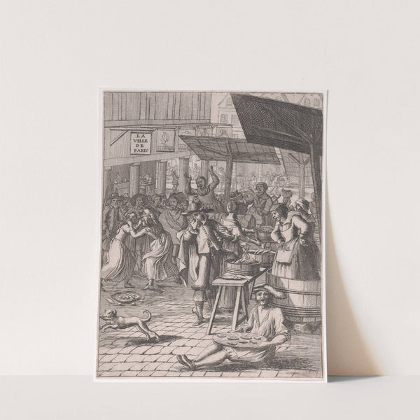 A Fish Market (1652) by François Chauveau