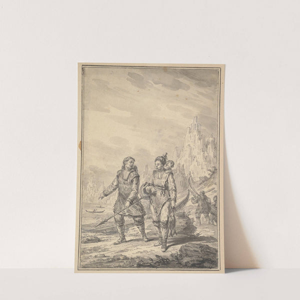 A Fisherman and his Family by Jean-Baptiste Le Prince