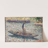 A Fisherman (ca. 1884) by Georges Seurat