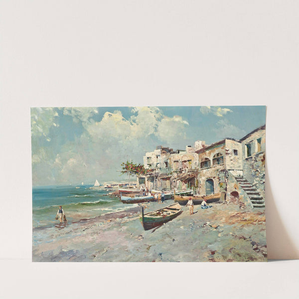 A fishing village on the Amalfi coast by Tito Pellicciotti