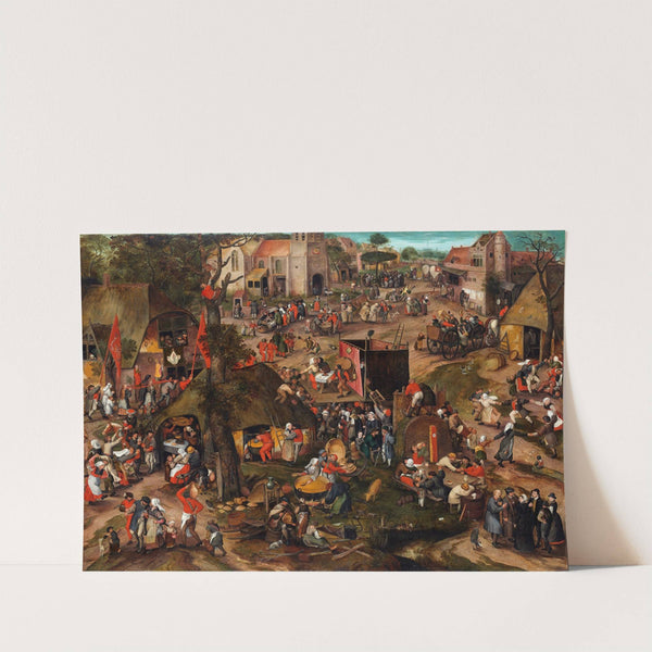 A Flemish Kermis with a Performance of the Farce ‘Een cluyte van Plaeyerwater’ by Peeter Baltens