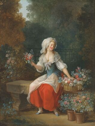 A flower seller