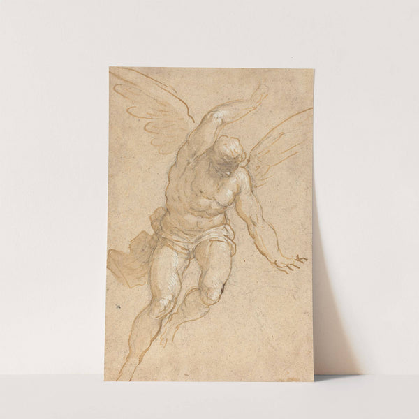 A Flying Angel by Jacopo Palma il Giovane